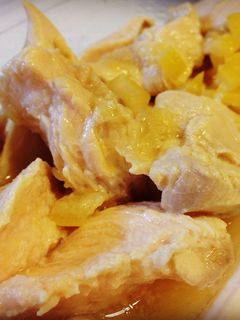 ☻塩レモンを使ったカンタン鶏ハム-レシピのメイン写真