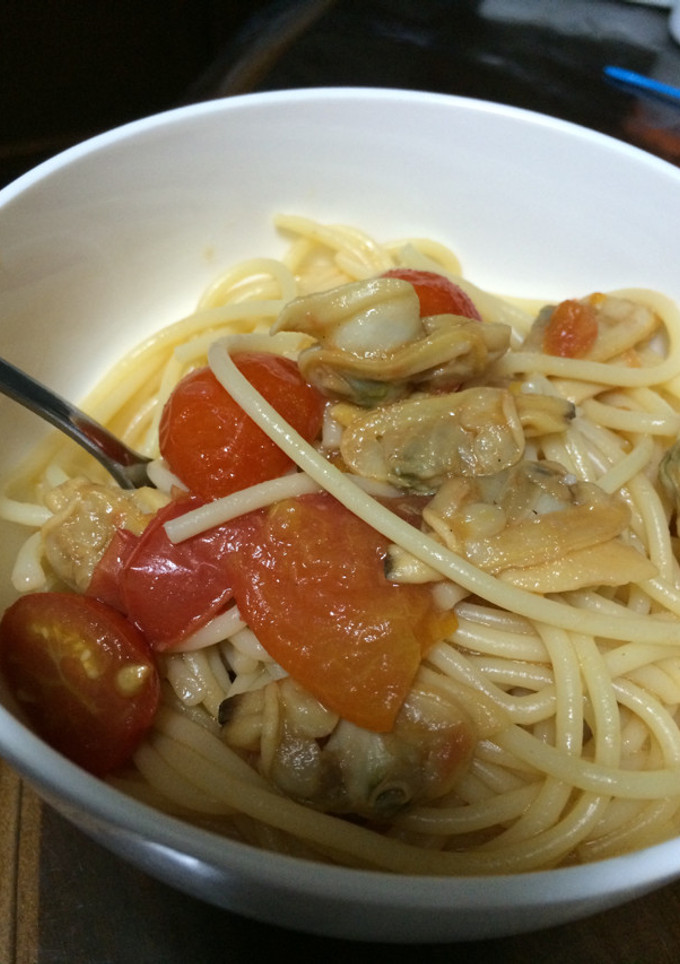 トマトとあさりのパスタ-レシピのメイン写真