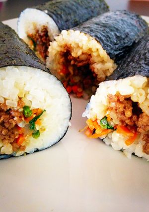 ビビンバ太巻き-レシピのメイン写真