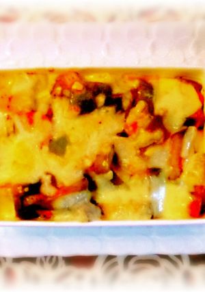 なす & トマト の重ねチーズ焼き♪-レシピのメイン写真