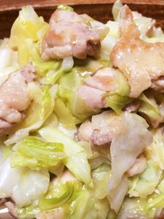 鶏肉とキャベツの塩レモンいため♪-レシピのメイン写真