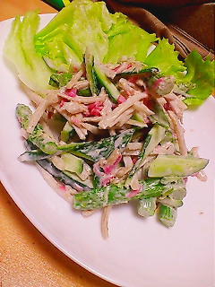 しゃきしゃき野菜のうめぇ~サラダ☆-レシピのメイン写真