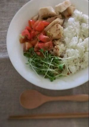 鶏ムネ肉のヘルシーごはん-レシピのメイン写真