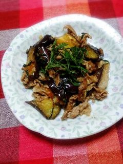 豚肉と茄子のポン酢炒め-レシピのメイン写真