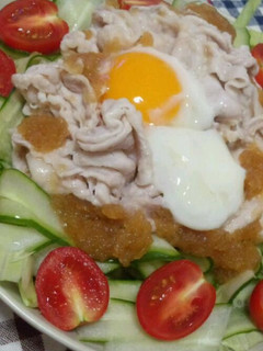 さっぱりヘルシー 野菜たっぷり冷しゃぶ☆-レシピのメイン写真