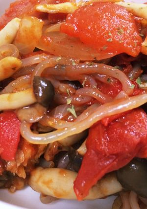 絶品自慢の白滝トマトパスタ♡-レシピのメイン写真