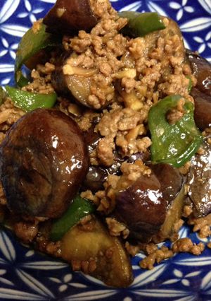 茄子の肉味噌炒め-レシピのメイン写真