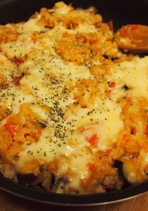 ナスとトマトのドリア-レシピのメイン写真