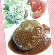 豆腐入り煮込みハンバーグ♪