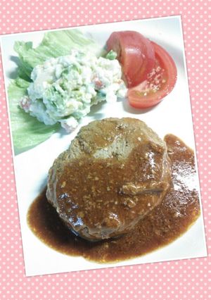 豆腐入り煮込みハンバーグ♪-レシピのメイン写真