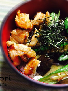 【簡単】夏野菜の焼き鳥丼♪-レシピのメイン写真