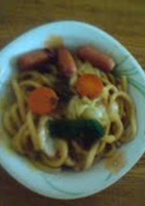 ウィニー焼うどん-レシピのメイン写真