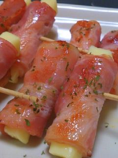 お弁当やおつまみに♪チーズのベーコン巻き-レシピのメイン写真