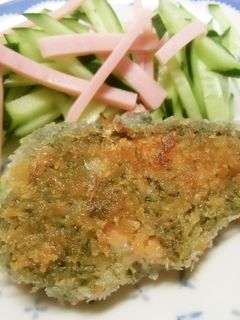 鮭の青のりパン粉焼き-レシピのメイン写真