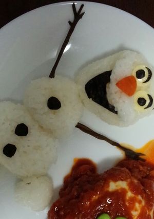 アナと雪の女王☆オラフご飯♪-レシピのメイン写真