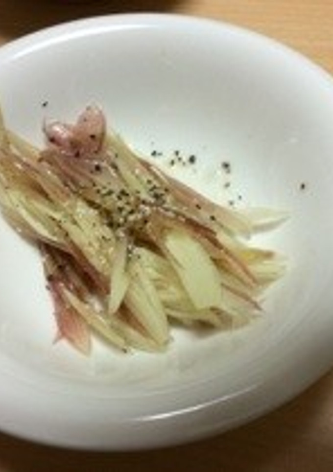おつまみみょうが(備忘録-レシピのメイン写真