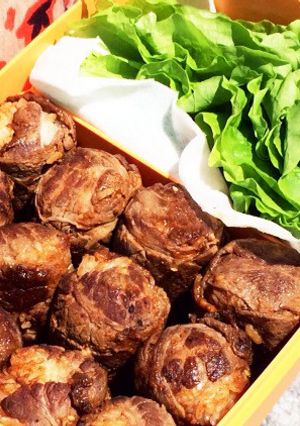 肉巻きおにぎり-レシピのメイン写真