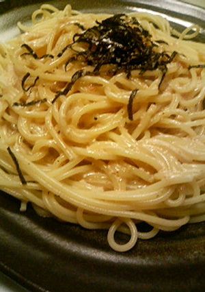 生クリームたらこスパ♪-レシピのメイン写真