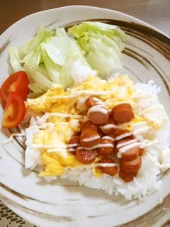 キッズ用ウインナーご飯-レシピのメイン写真