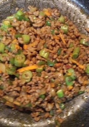 夏野菜の変わりドライカレー-レシピのメイン写真