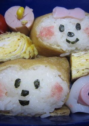モンチッチのいなりキャラ弁-レシピのメイン写真