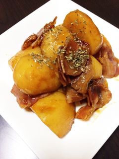 ジャガイモとベーコンの洋風煮っころがし-レシピのメイン写真