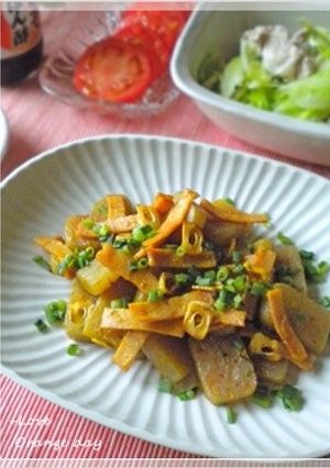 こんにゃくとベーコンのコンソメカレー炒め-レシピのメイン写真
