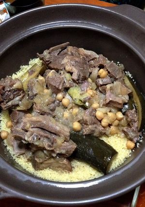 アルジェリア料理 クスクスと羊肉の煮込み-レシピのメイン写真