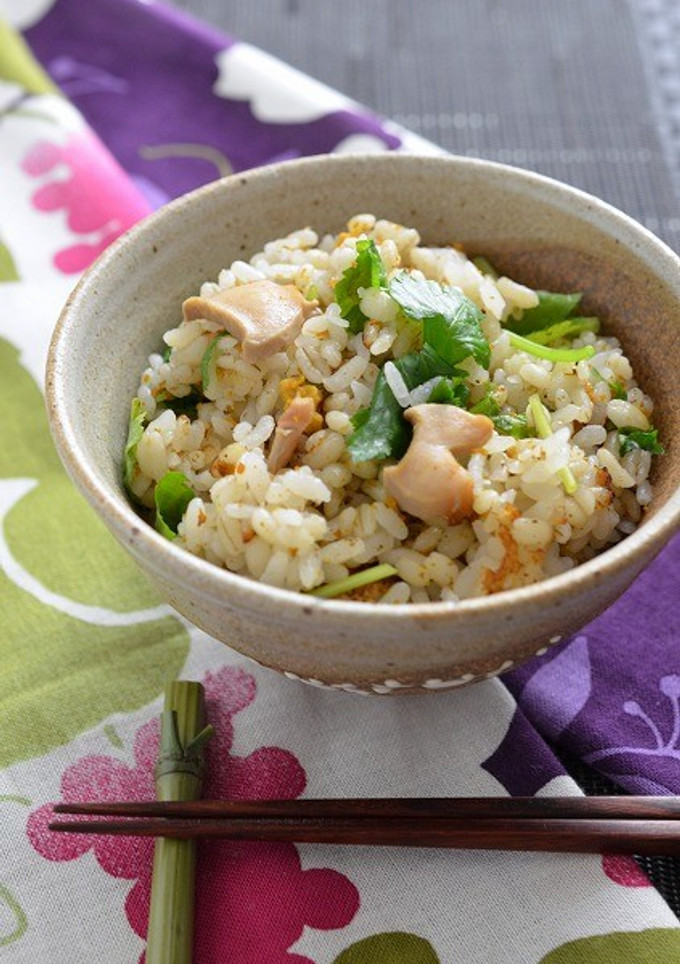 青森名物いちご煮で簡単豪華、炊き込みご飯-レシピのメイン写真