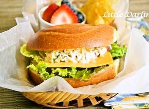 チキンサンドイッチ♥コストコのチキン缶で-レシピのメイン写真