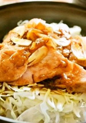 【トンテキ丼】夏バテ解消に豚丼-レシピのメイン写真