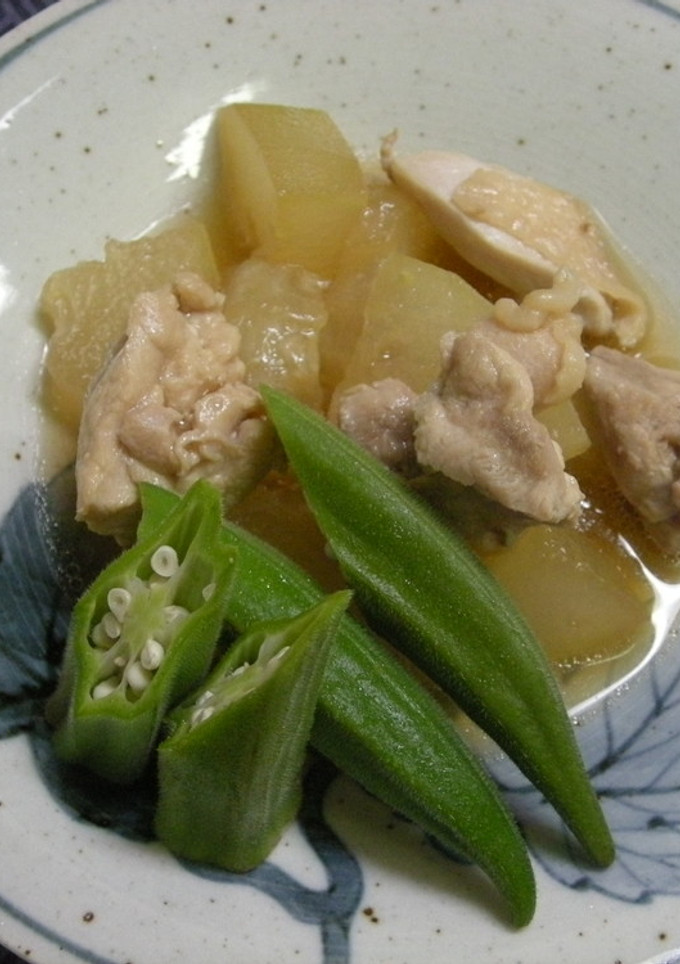 鶏もも肉と冬瓜の煮物-レシピのメイン写真