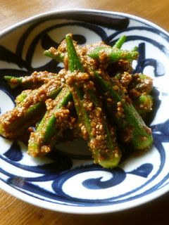 オクラの胡麻和え♪-レシピのメイン写真