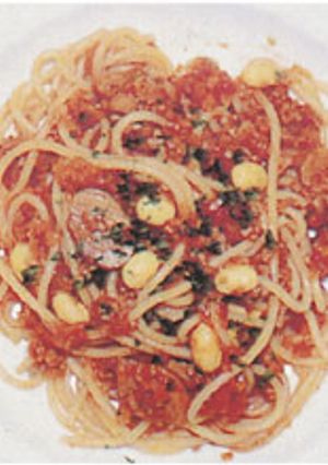 大豆入りミートスパゲッティ-レシピのメイン写真