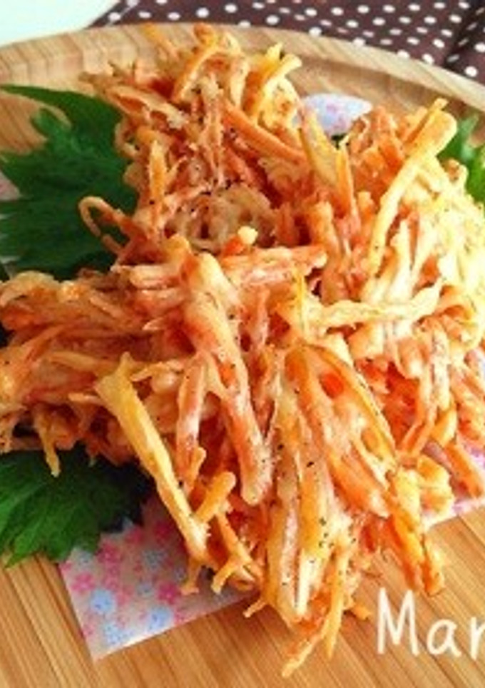 潔く✨人参好きの✨かき揚げ-レシピのメイン写真