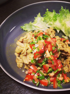 野菜たっぷり!豚肉ソテーのサルサソース♪-レシピのメイン写真