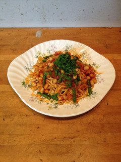 大豆とインゲンのトマトソーススパゲッティ-レシピのメイン写真