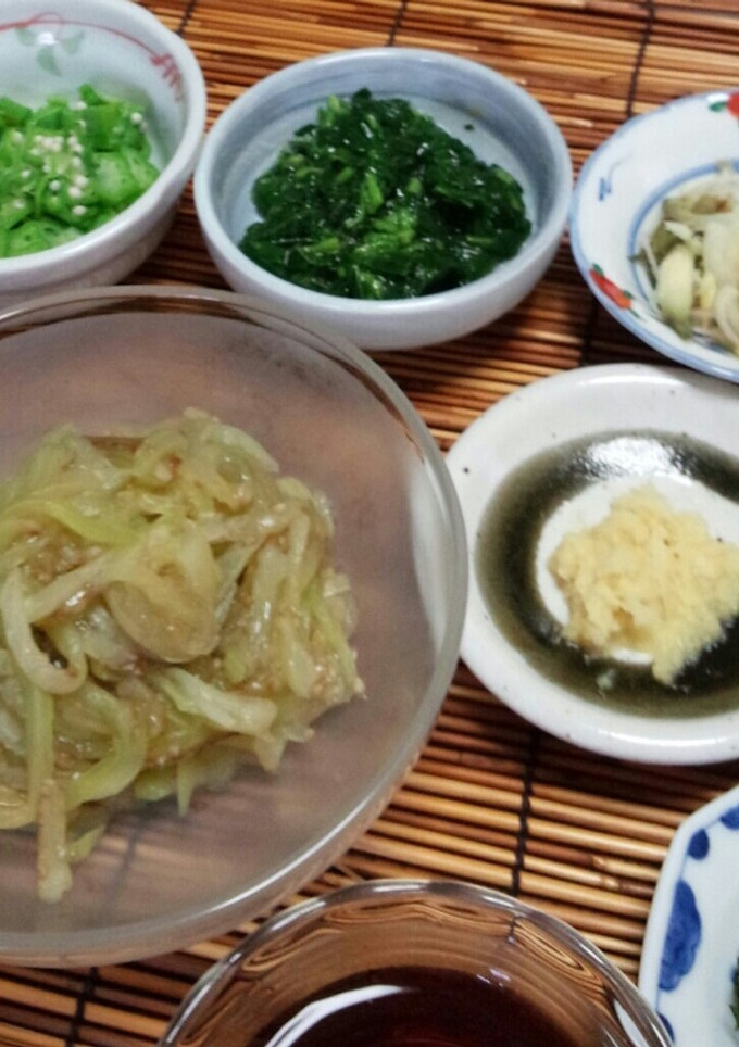 喉ごしつるりん　ナスでそうめん-レシピのメイン写真