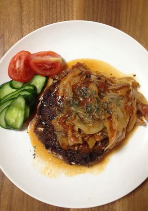 キャベツハンバーグ-レシピのメイン写真