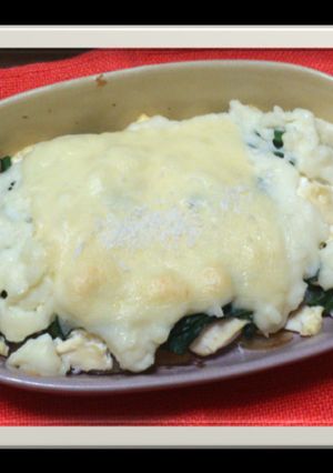 豆腐とほうれん草のエビグラタン-レシピのメイン写真