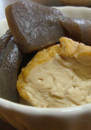 こんにゃくと厚揚げのたいたん-レシピのメイン写真