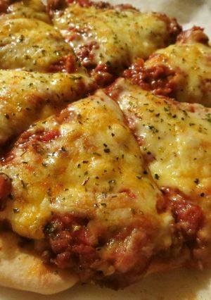 レッドホットミートピザ-レシピのメイン写真