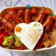 ウイニー星なかよしソーセー人のやきそば弁