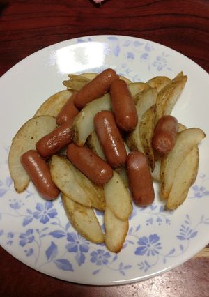 ウイニーとポテト-レシピのメイン写真