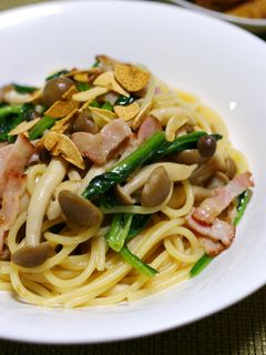 きのことベーコンの和風パスタ-レシピのメイン写真