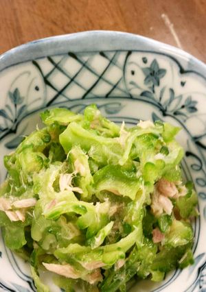夏野菜★ゴーヤとツナのさっぱりサラダ-レシピのメイン写真
