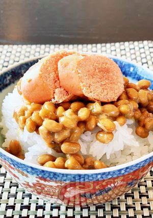 ☆簡単たらこ納豆ご飯-レシピのメイン写真