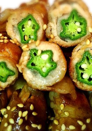 簡単♡オクラの肉巻き♫おつまみ♪お弁当に-レシピのメイン写真