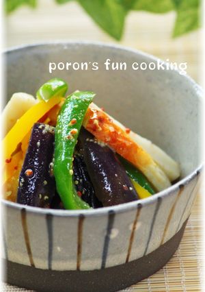 彩り野菜と竹輪の粒マスタードめんつゆ和え-レシピのメイン写真