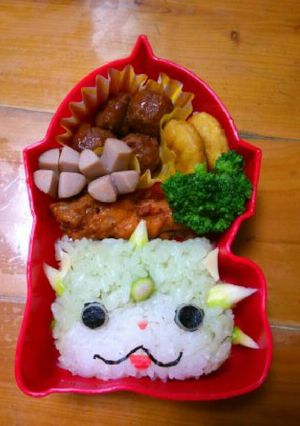 妖怪ウォッチ キャラ弁 トゲニャン-レシピのメイン写真
